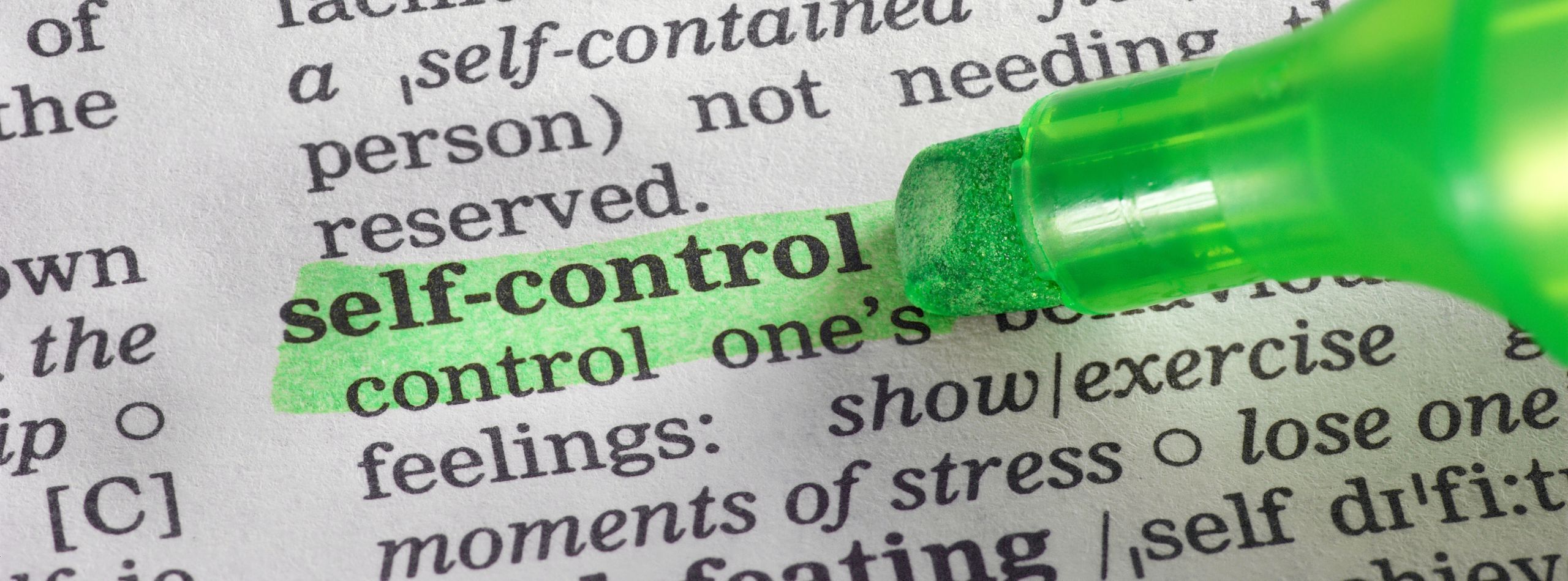 How to find self-control